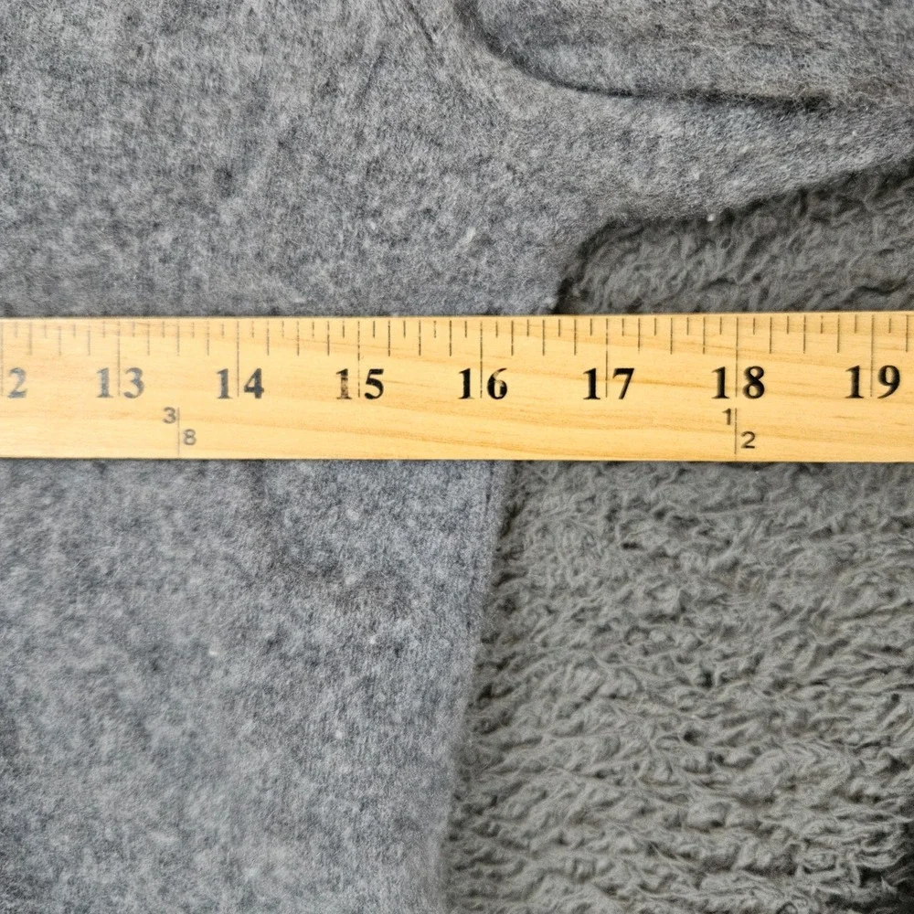 Halogen Womens Small Gray 100% Cashmere‎ V-Neck Long Sleeve Knit Sweater